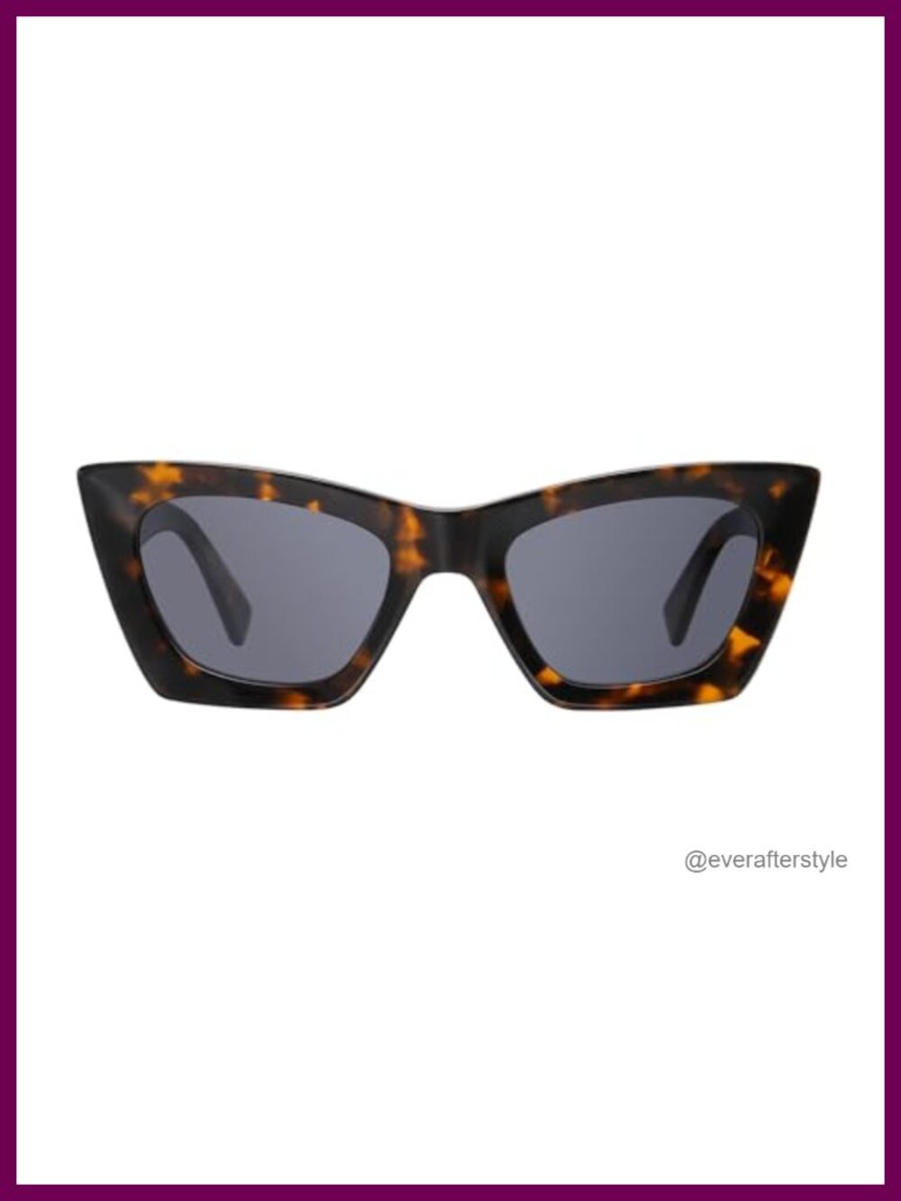 Retro Cat Eye Polarized Acetate Sunglasses Pin-Hinge UV400 Women